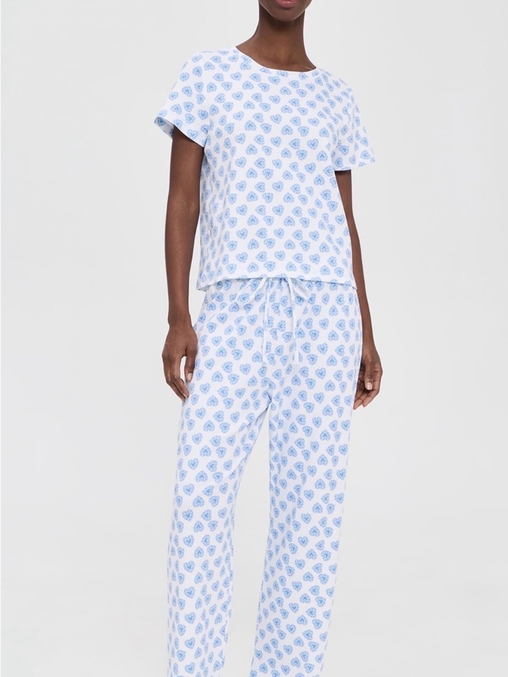 Hill House Blue Paisley Short-Sleeve Women's Pajama Set